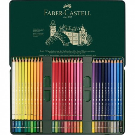 60-pieces Polychromos Colour Pencil Tin